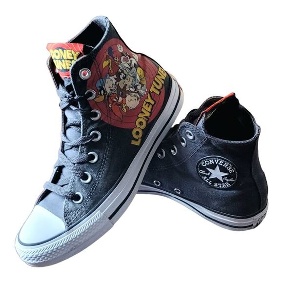 Converse Chuck Taylor All Stars Looney Tunes High Top Sneakers Athleisure Shoe‎ - Picture 2 of 11